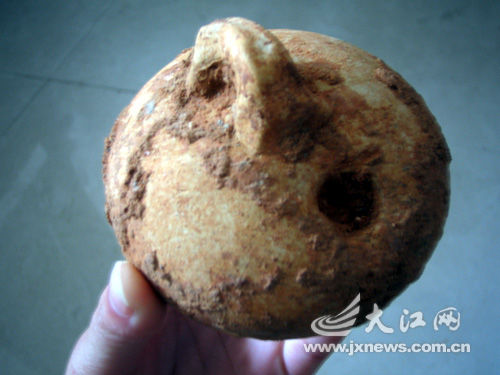 江西發(fā)現(xiàn)同穴連體墓 出土十余件精美瓷器(圖)