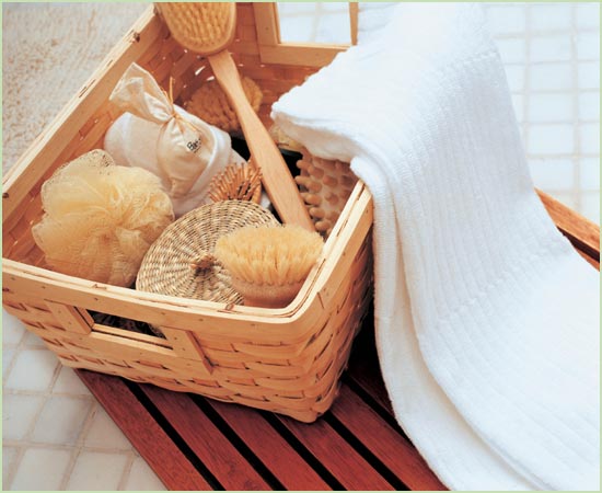 草綠:彰顯自然浴室空間