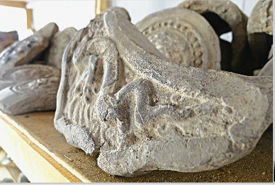 大同:代王府文物接連出土 精美構件訴說昔日輝煌