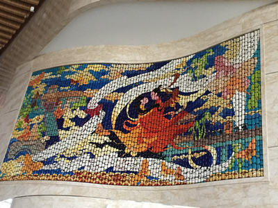 宜興籍“工匠”蔣國興首創(chuàng)陶藝壁掛